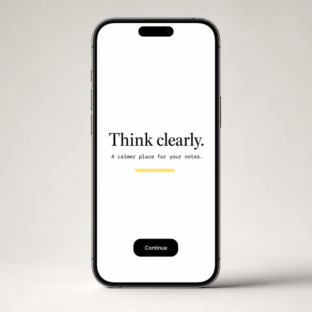 Clearly — Notes & Focus